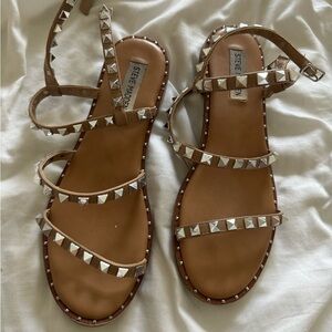 Steve Madden Studded Ankle Wrap Sandals